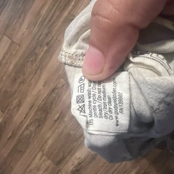 Gudrun Sjödén Daisy Long Sleeve Top Lagenlook Cotton Stretch Beige Floral S - Picture 11 of 12